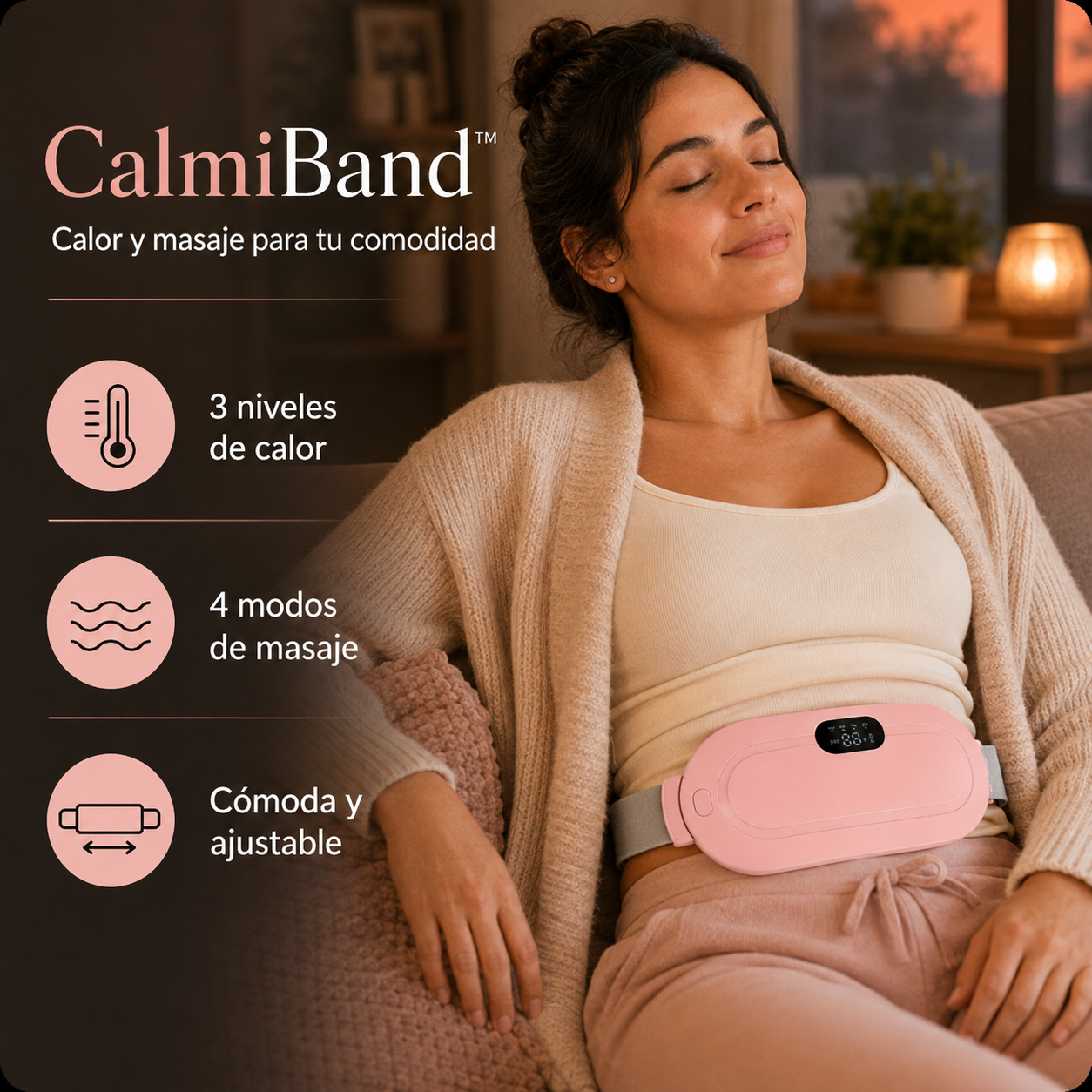 CalmiBand™ - Cinturón térmico femenino